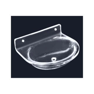 Acrylic Single Soap Dish (Round)