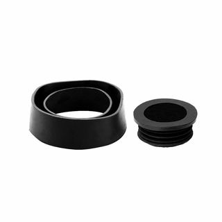 Commode Washer Inlet-Outlet Kit Black-V55710