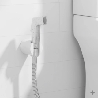 Health Faucet (Axis) With 1 Meter SS Tube & Hook-V15530