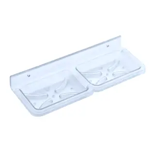 Unbreakable Double Soap Dish (Square)-PF03