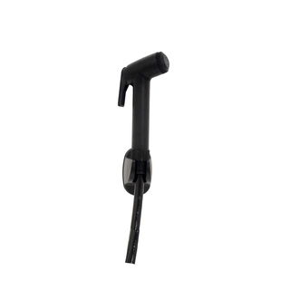 Health Faucet (Alpha Black) With 1 Meter PTMT Tube & Hook-V15122