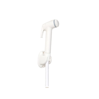 Health Faucet (Alpha White) With 1 Meter PTMT Tube & Hook-V15121