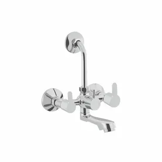 Flute 2x1 Wall Mixer With Bend-V74110