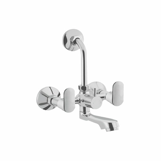 Pearl 2x1 Wall Mixer With Bend-V76110