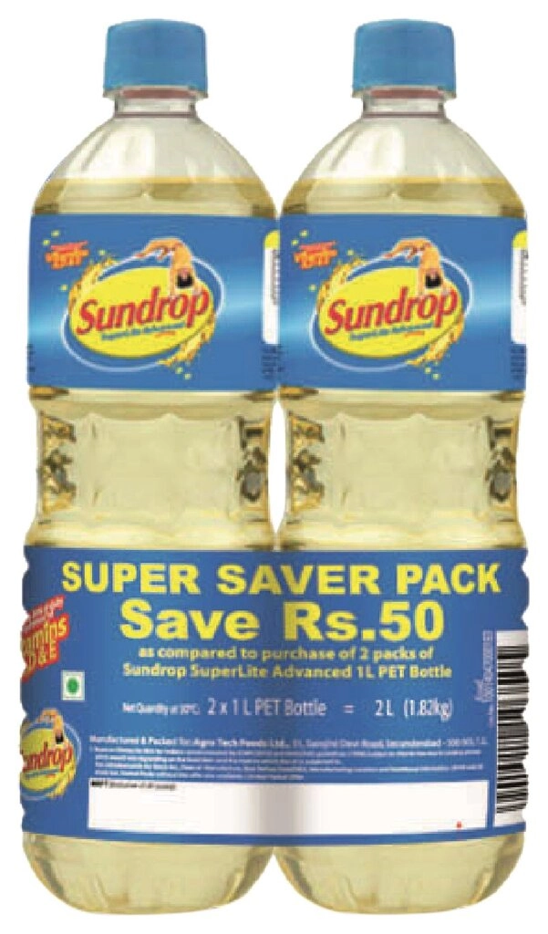SUNDROP SUPERLITE OIL 1+1LTR.