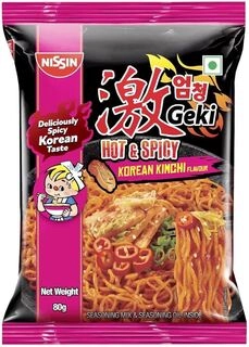 NISSIN HOT&SPICY KOREAN KIMCHI 80G