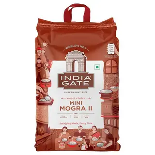 INDIA GATE MINI MOGRA RICE 10KG.
