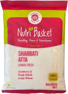 NUTRI BASKET SHARBATI ATTA 1KG