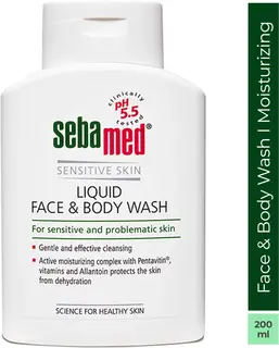 SEBAMED LIQUID FACE & BODY WASH 200ML.