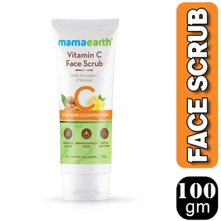 MAMAEARTH VITAMIN C FACE SCRUB 100GM.