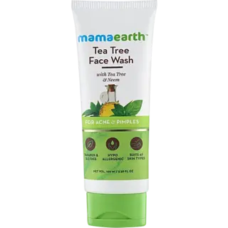MAMAEARTH TEA TREE FACE WASH 100ML.
