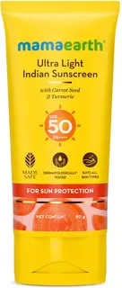 MAMAEARTH ULTRA LIGHT INDIAN SUNSCREEN 80GM.