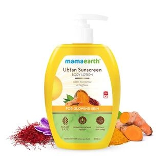 MAMAEARTH UBTAN SUNSCREEN BODY LOTION 300ML.