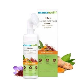 MAMAEARTH UBTAN FOAMING FACE WASH 150ML.
