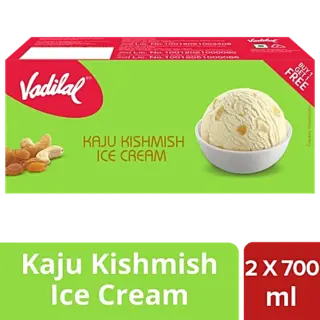 VADILAL KAJU KISHMISH ICE CREAM 700ML