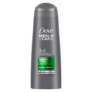 DOVE MEN CARE FRESH & CLEAN 2 IN 1 SHAMPOO + CONDITIONER 180ML