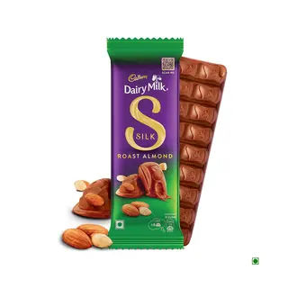 DAIRY MILK SILK ROAST ALMOND 143GM.