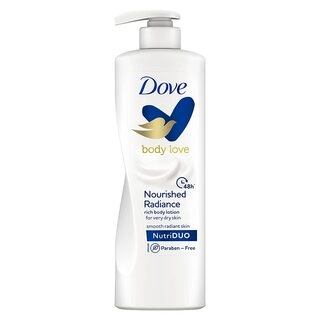 DOVE NOURISHED RADIANCE BODY LOTION 400ML.