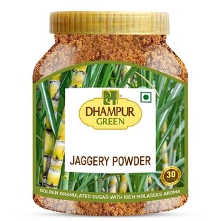 DHAMPUR GREEN JAGGERY POWDER 700GM JAR