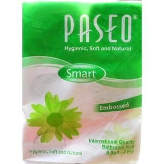 PASEO SMART BATHROOM TISSUE 6ROLL 2PLY
