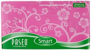 PASEO SMART FACIAL TISSUE 200PULLS