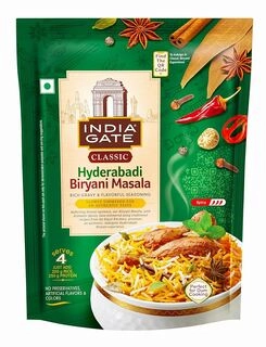 INDIA GATE HYDERABADI BIRYANI MASALA 120G