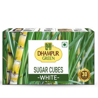DHAMPUR GREEN WHITE SUGER CUBE 500G
