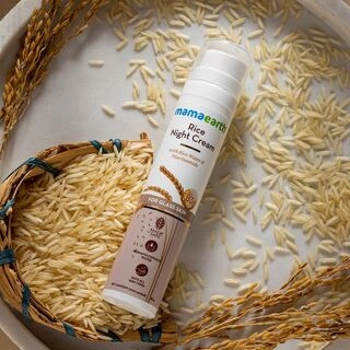 MAMAEARTH RICE NIGHT CREAM B3+ 50GM.