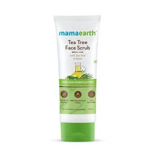 MAMAEARTH TEA TREE FACE SCRUB 100GM.