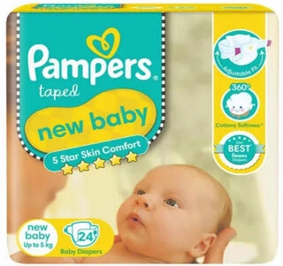 PAMPERS TAPED NB-24