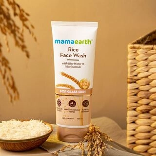 MAMAEARTH RICE FACE WASH 100ML.