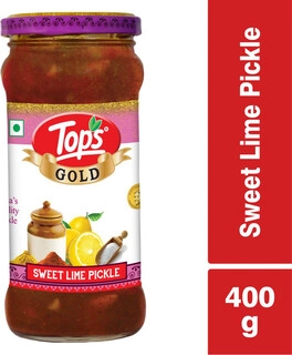 TOPS GOLD SWEET LIME PICKLE 400G