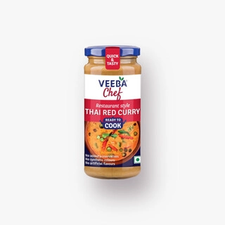 VEEBA THAI RED CURRY 240GM.