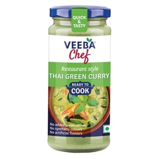 VEEBA THAI GREEN CURRY 240GM.