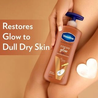 VASELINE COCOA GLOW LOTION 600ML.