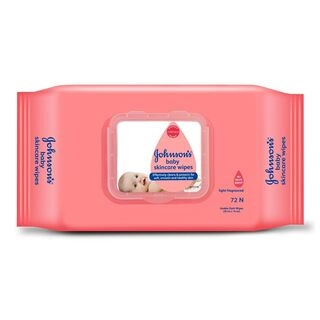 JOHNSONS BABY SKINCARE WIPES 72N.