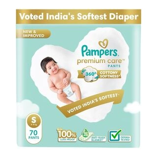 PAMPERS PREMIUM CARE PANTS S-70PANTS