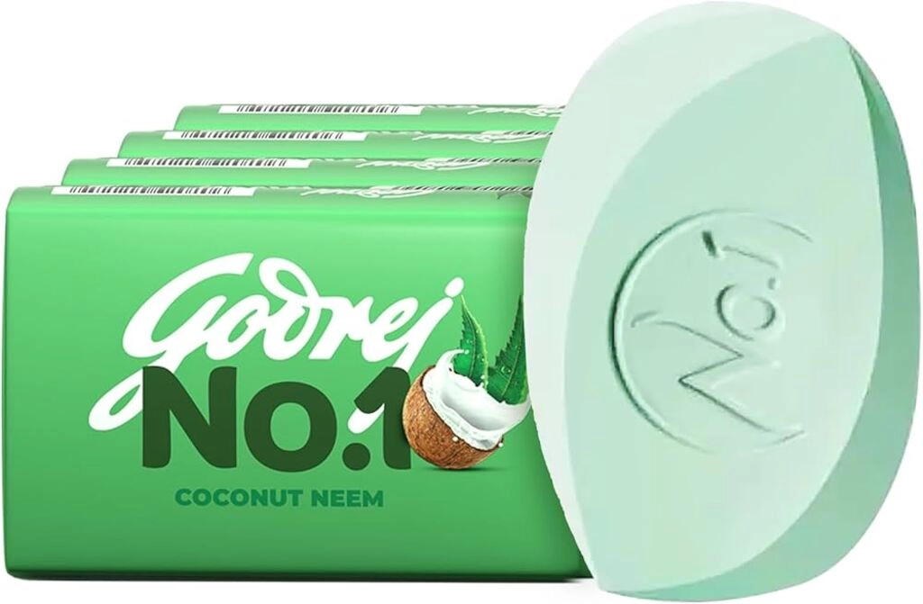 GODREJ NO.1 COCONUT NEEM SOAP 150G*4 (600 gm)
