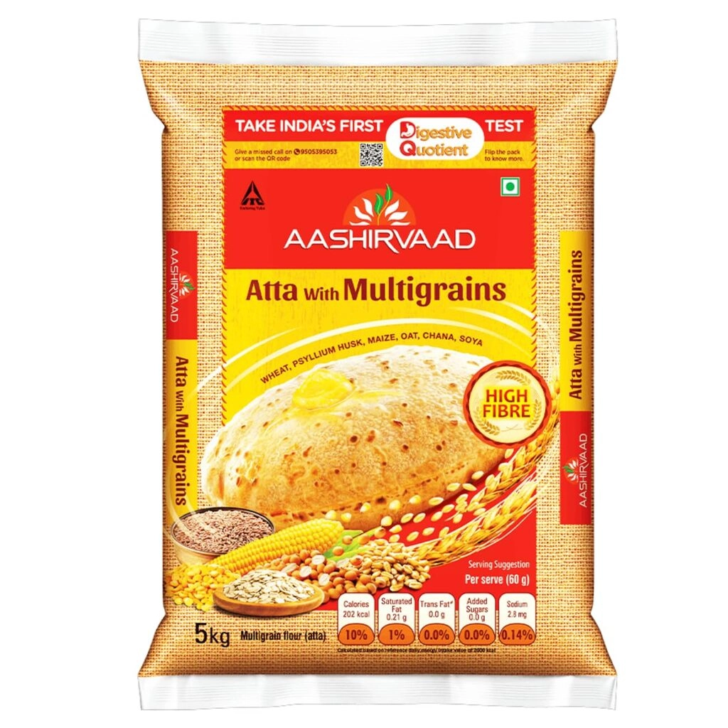 ASHIRWAD MULTIGRAINS ATTA (5 kg)