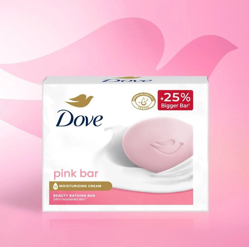DOVE SOP PINK/ROSE 125*4+1 (nos)