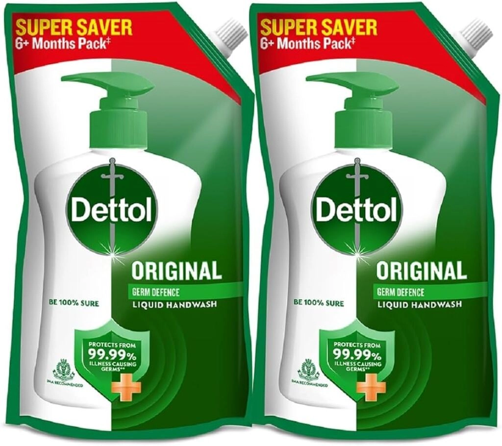 DETTOL HW ORIGINAL (625ML*2) POUCH (nos)