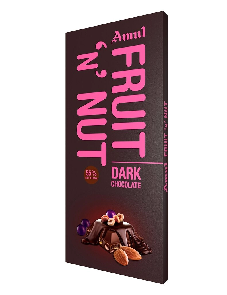 AMUL FRUIT N NUT CHOCOLATE (150 g)