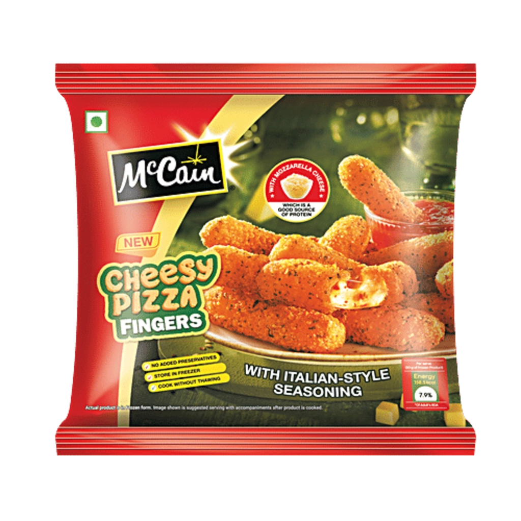 MCCAINS CHEESY PIZZA FINGERS (250 gm)