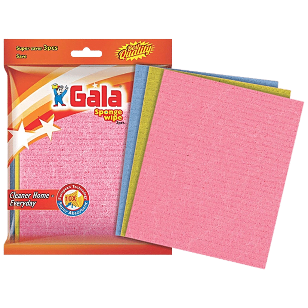 GALA SPOING WIPE 3PC (nos)