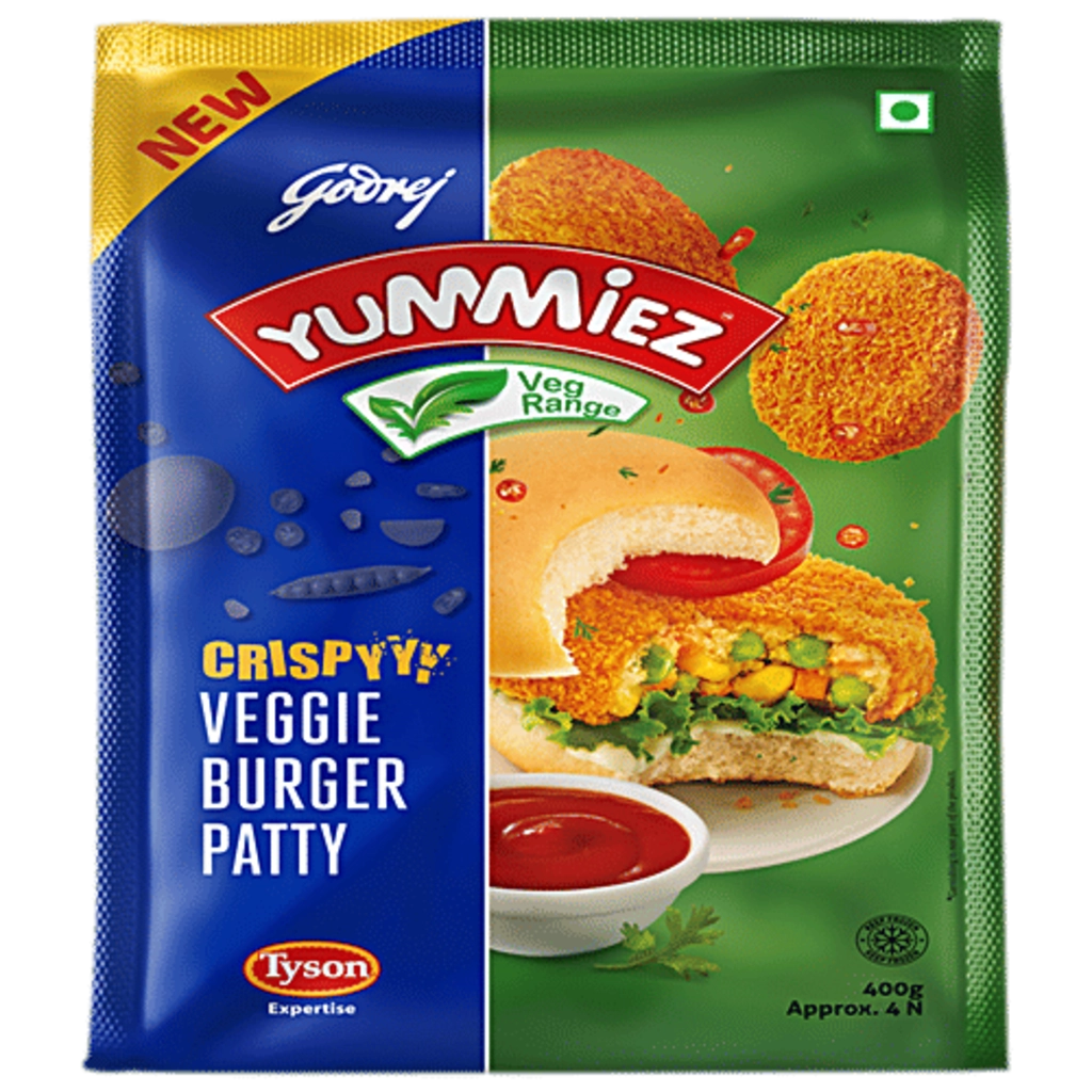 YUMMIEZ VEG BURGAR PATTY (440 g)