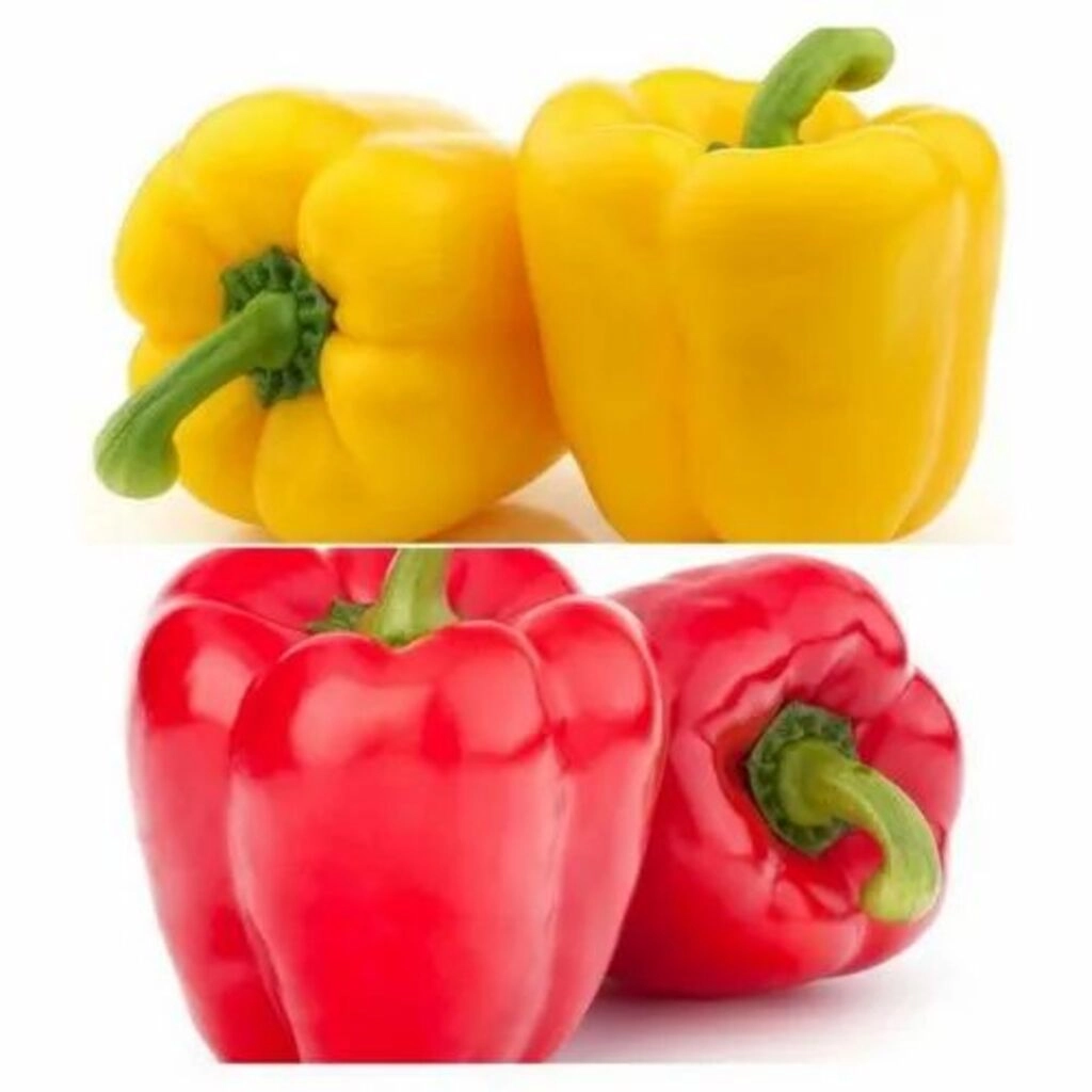 VEG RED YELLOW CAPS BULK (1 kg)