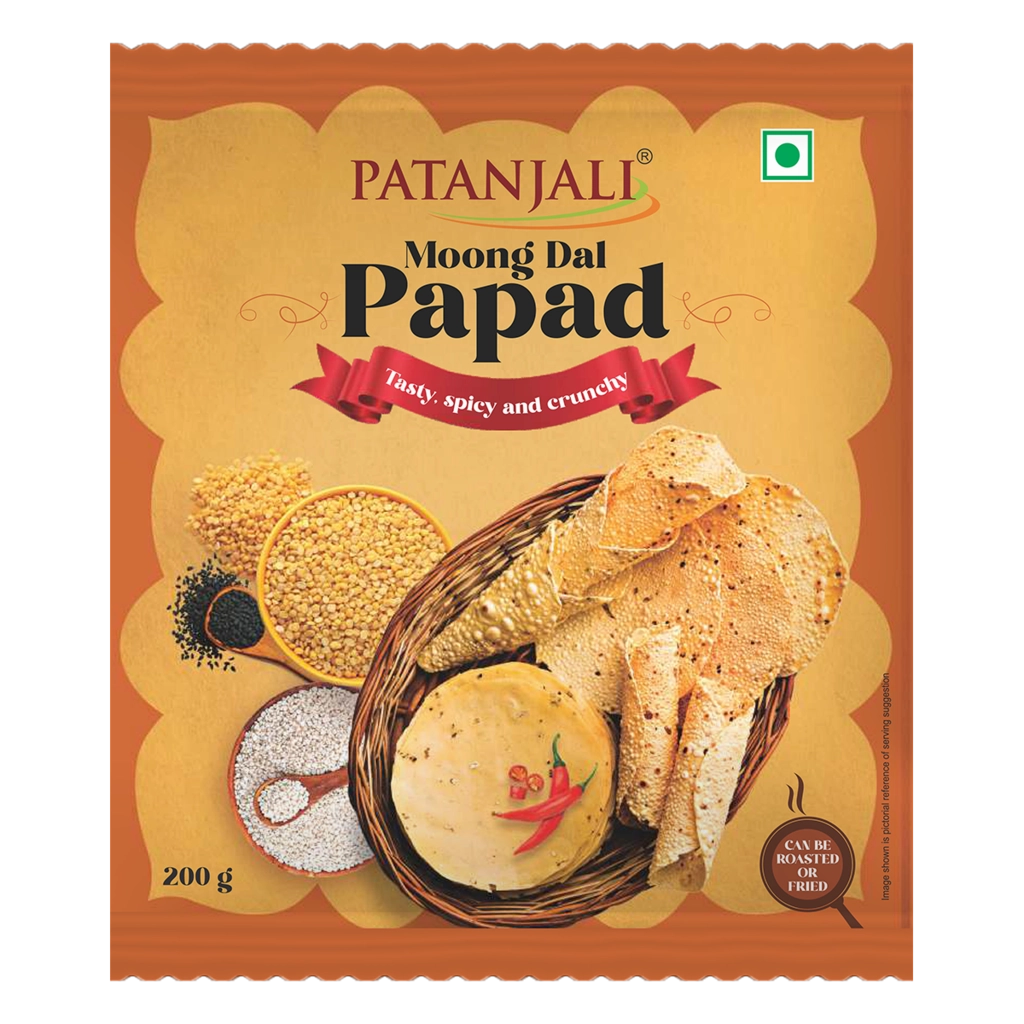 PATANJALI MOONG DAL PAPAD (200 g)