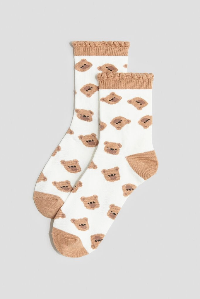 H BEAR KIDS SOCKS (6-10) (pcs)