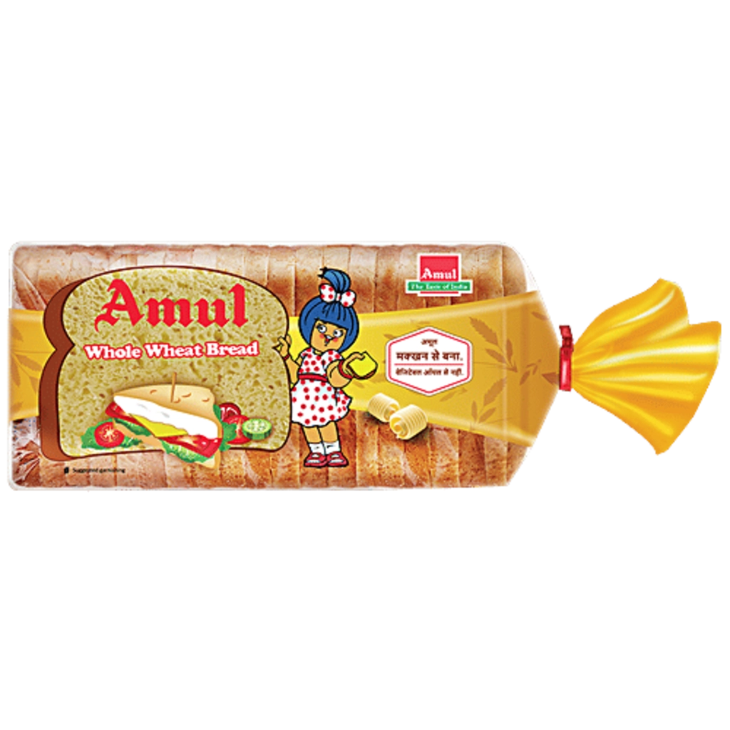AMUL WHOLE WHEAT BREAD (400 g)