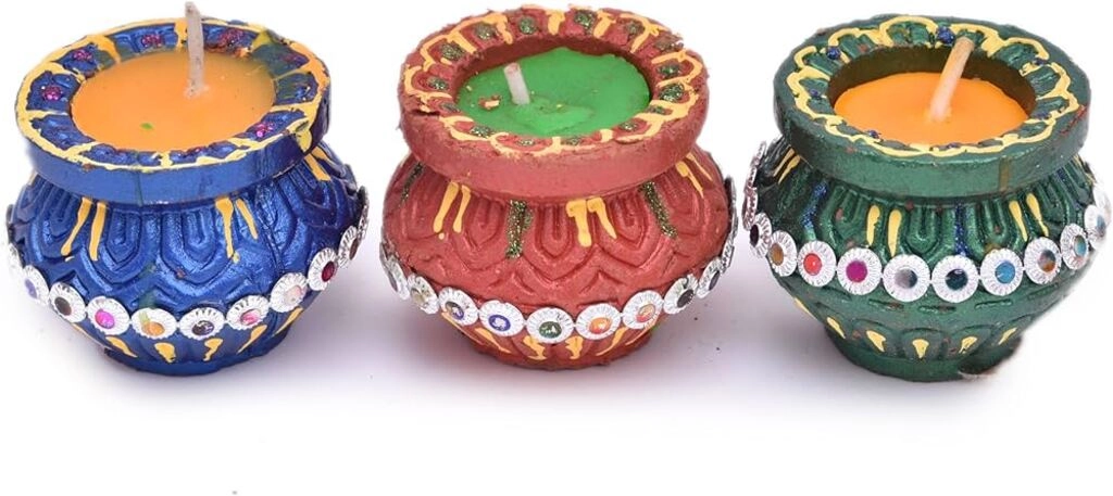 DIWALI MATKI WITH WAX 6N (nos)